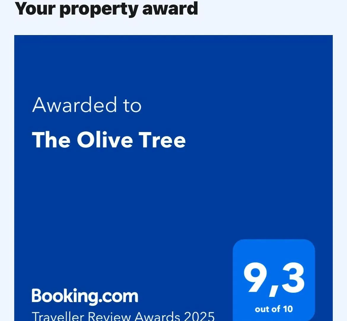 Appartement The Olive Tree à Misere